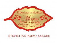 Etichette adesive per erboristerie, cosmetica, cosmesi (mm 59X30)  (cod.6M )